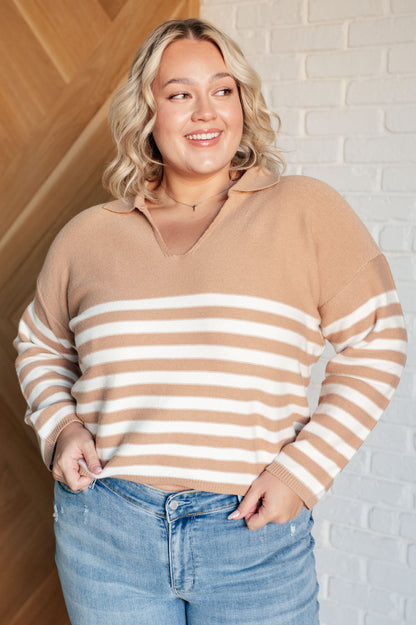 Memorable Moment Striped Sweater - Southern Divas Boutique