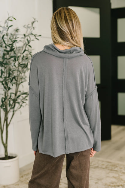 Metro Flow Center Seam Turtleneck - Southern Divas Boutique