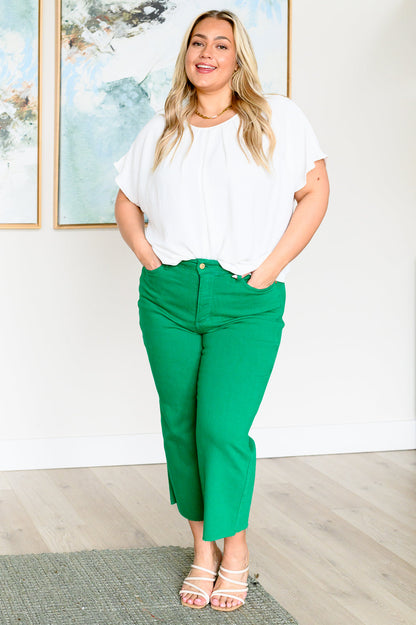 Mild Moments Pleat Detail Top - Southern Divas Boutique