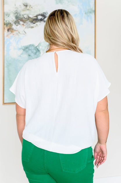 Mild Moments Pleat Detail Top - Southern Divas Boutique