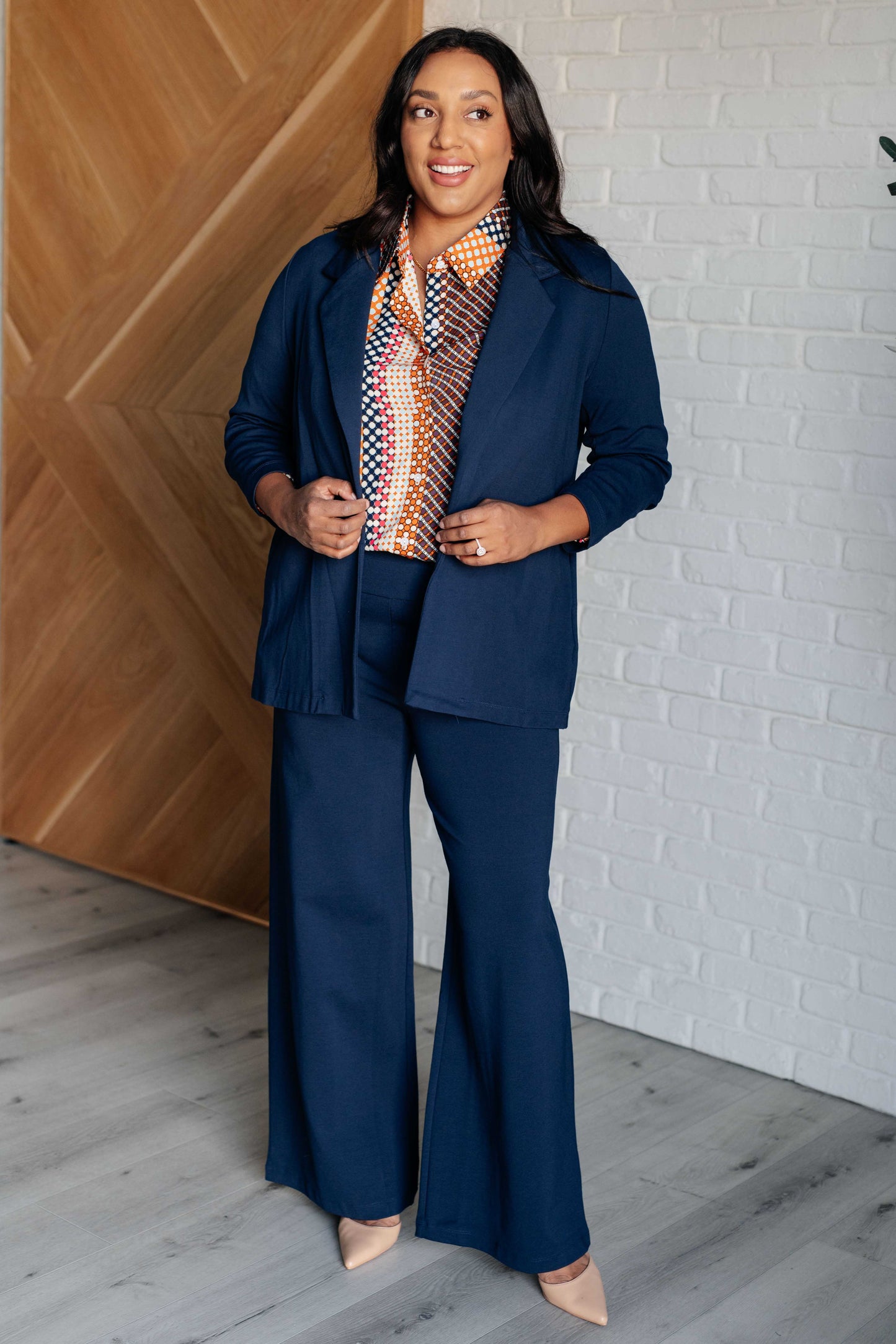 Moderately Mod Polka Dot Button Up Top - Southern Divas Boutique