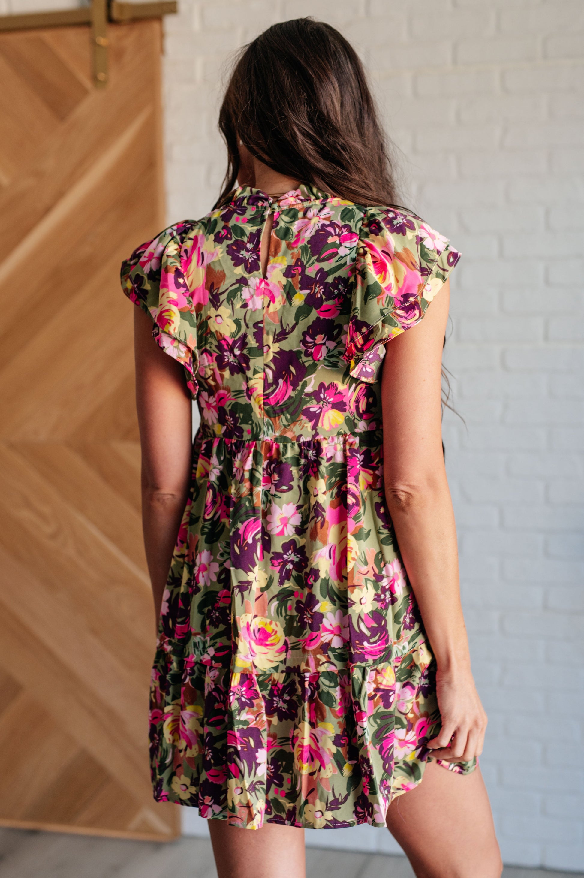 Name it and Claim It Floral Dress - Southern Divas Boutique