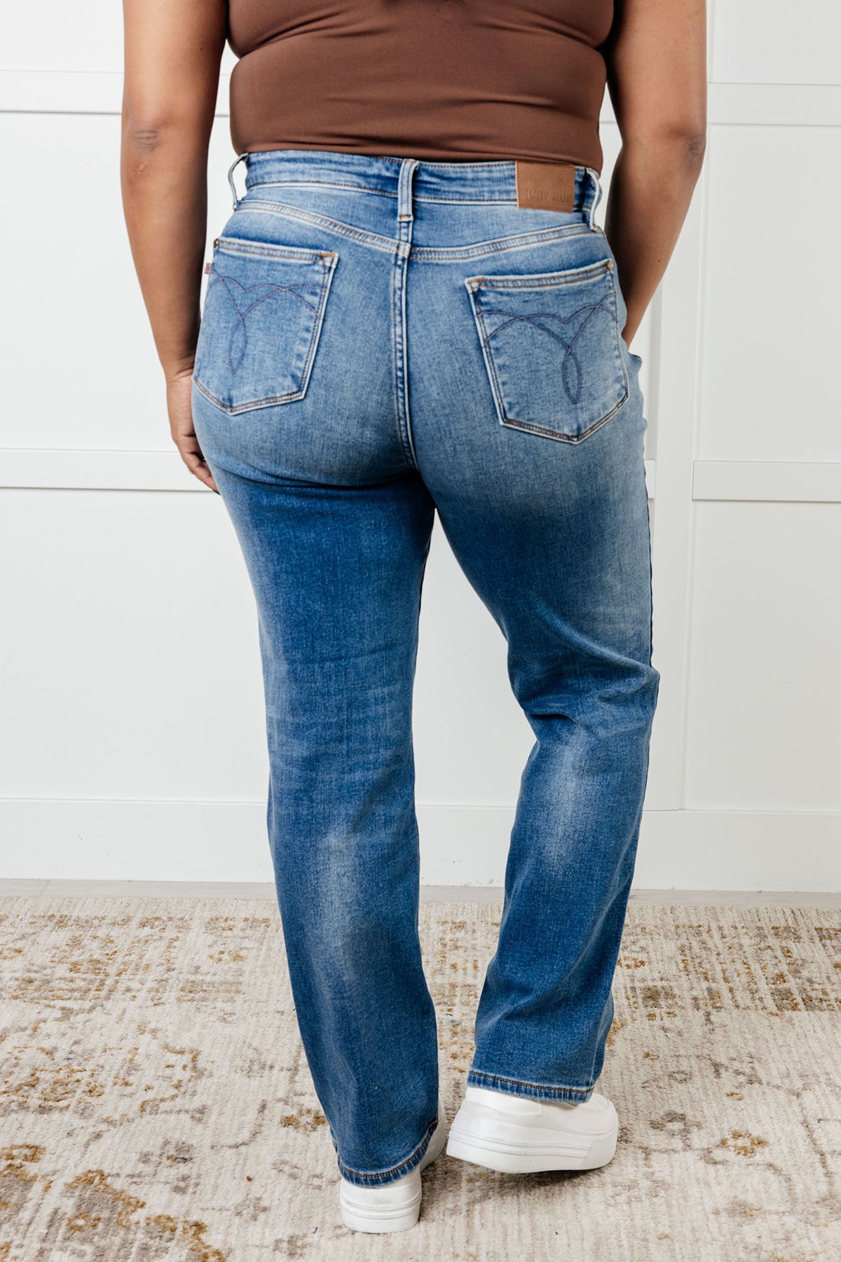 Nivea Vintage Wash Thermal Straight Jeans - Southern Divas Boutique