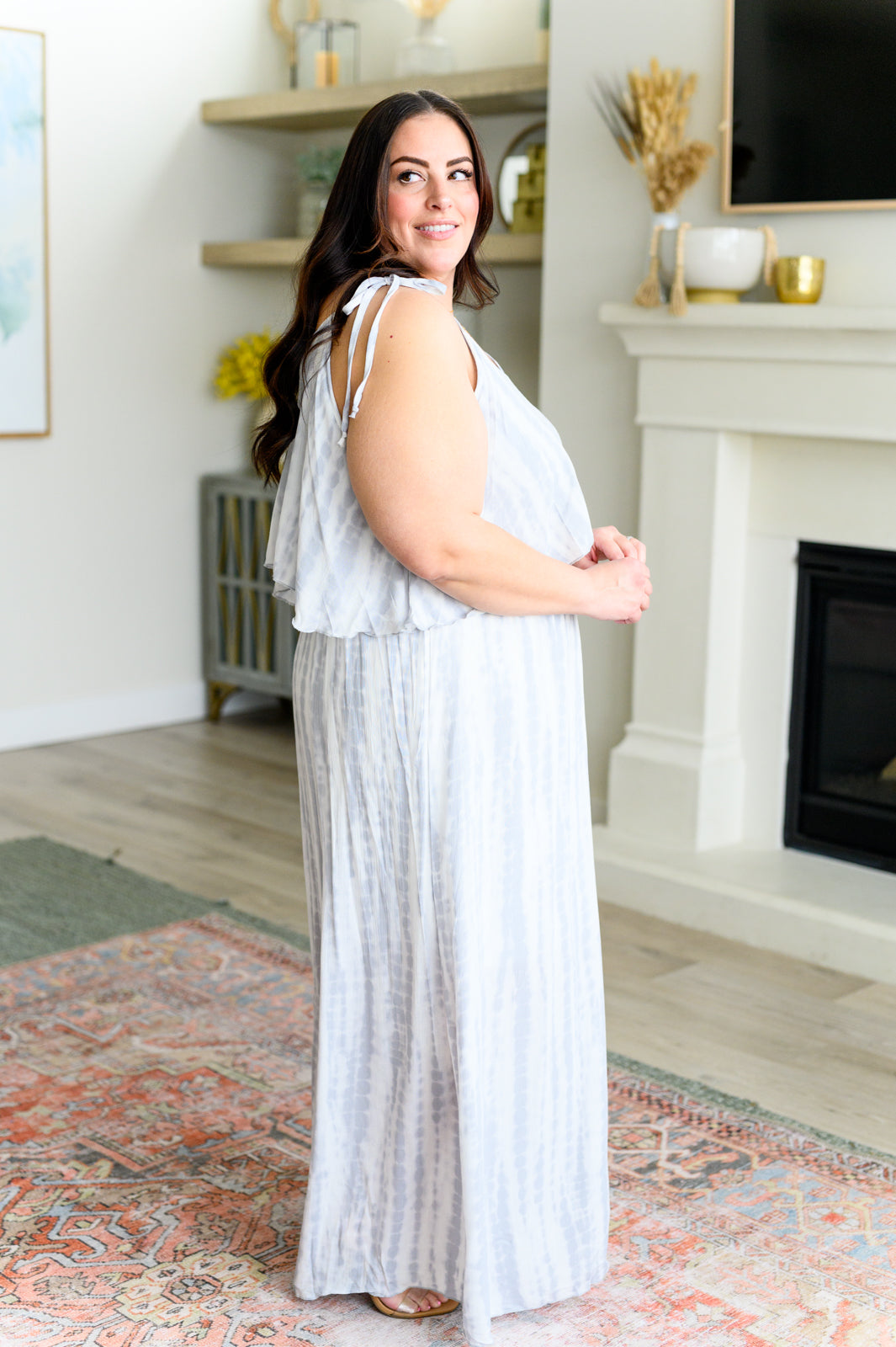 No More Grey Skies Maxi Dress - Southern Divas Boutique