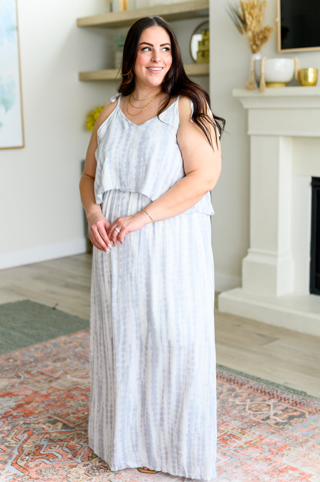 No More Grey Skies Maxi Dress - Southern Divas Boutique