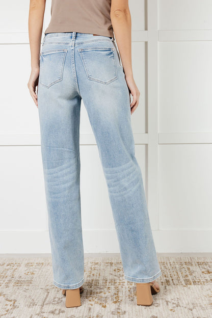 Patricia High Rise Rigid Magic 90's Straight Jeans - Southern Divas Boutique