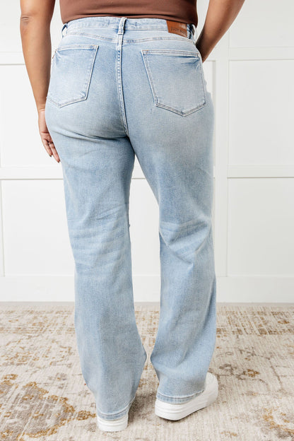 Patricia High Rise Rigid Magic 90's Straight Jeans - Southern Divas Boutique