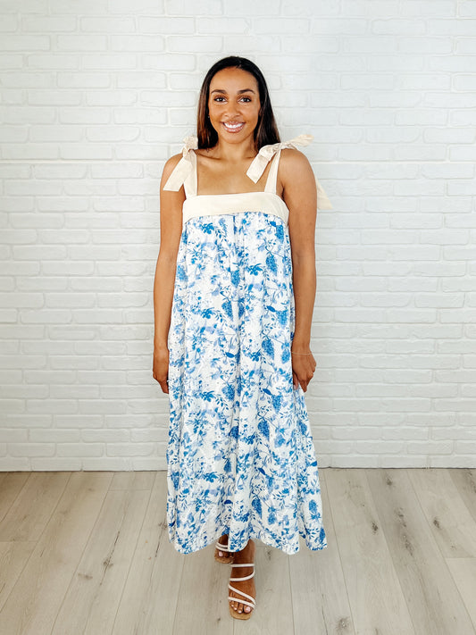 Prepare the Yacht Square Neck Dress - Southern Divas Boutique