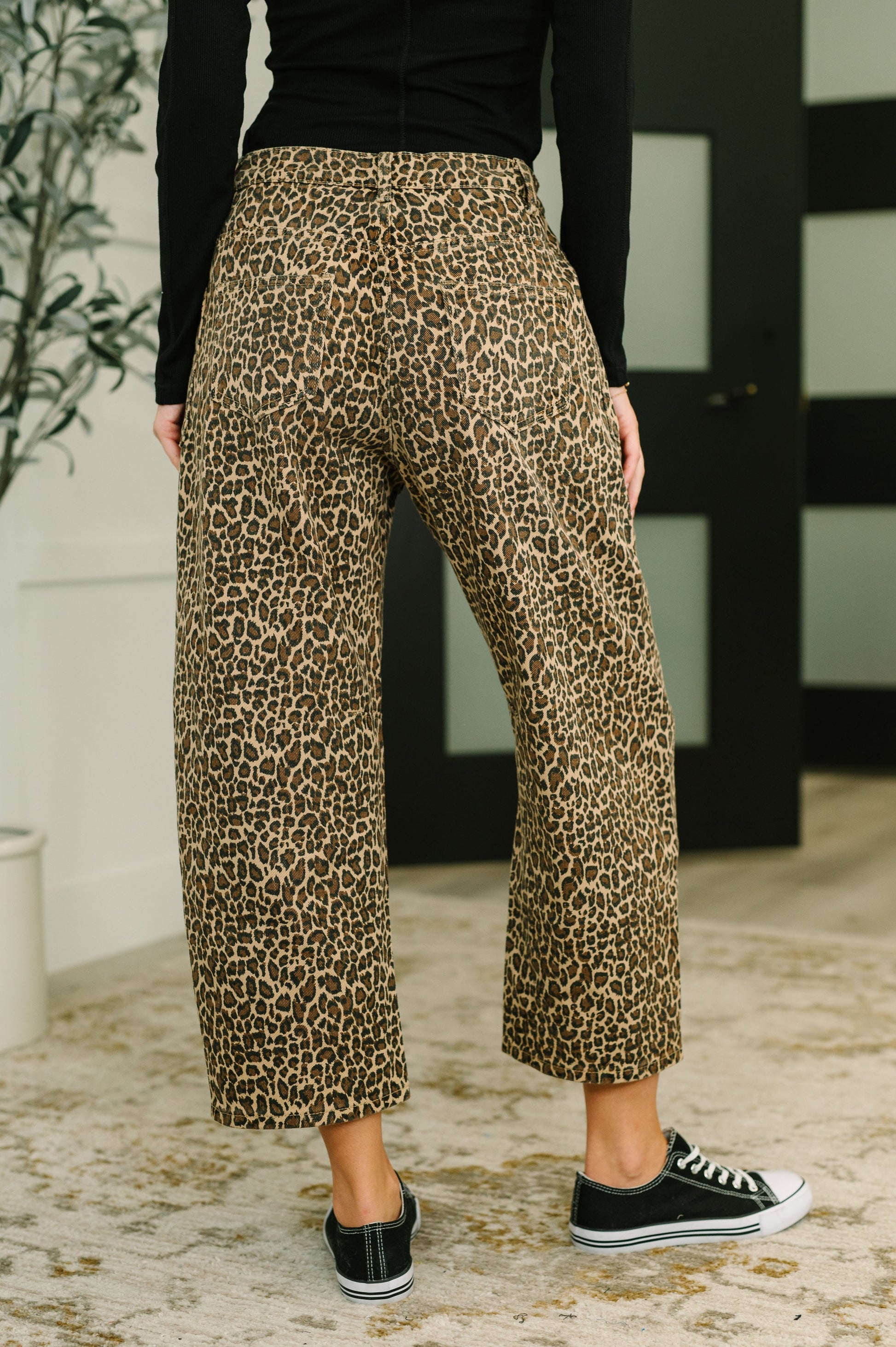 Prowl Power Barrell Ankle Crop Jean in Khaki - Southern Divas Boutique