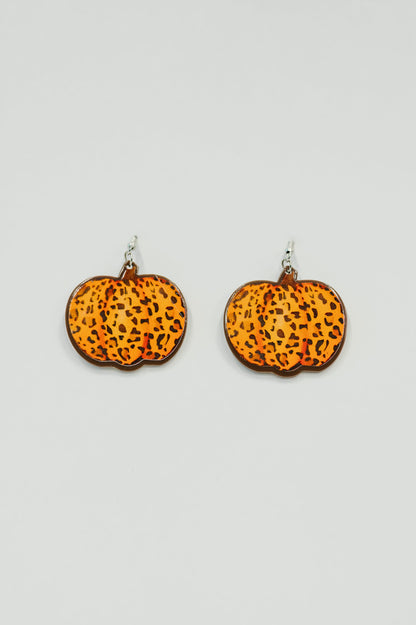 Pumpkin Prowl Earrings in Orange - Southern Divas Boutique