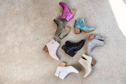 Fiera Booties in White - Southern Divas Boutique