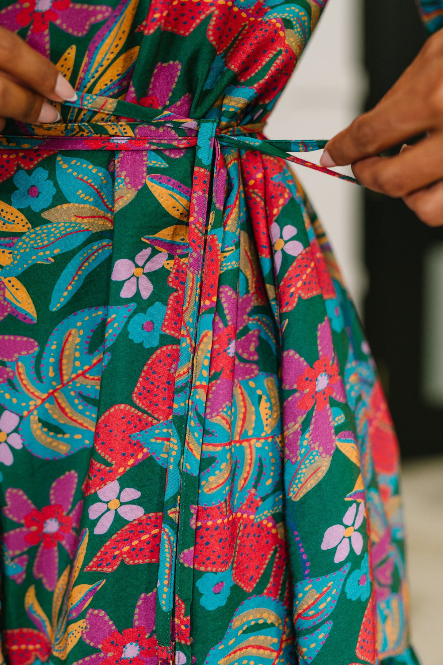 Rustic Retreat Long Sleeve Dress - Southern Divas Boutique