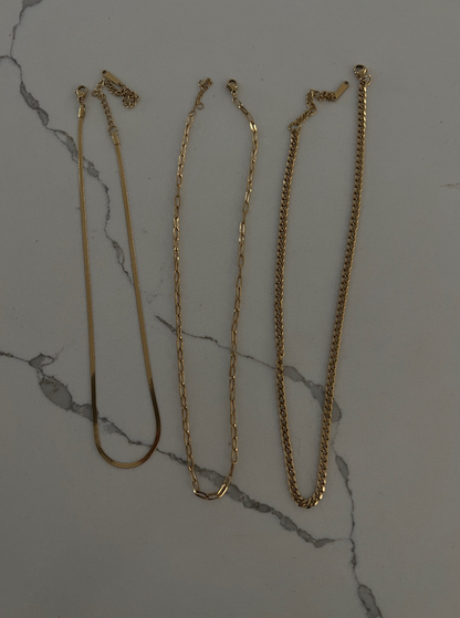 DAINTY CHAIN NECKLACES (3 OPTIONS) - Southern Divas Boutique