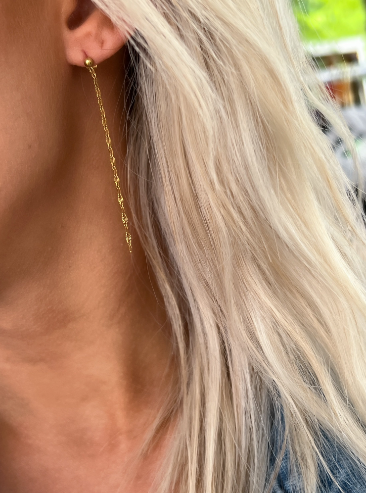 DAINTY CHAIN EARRINGS - Southern Divas Boutique
