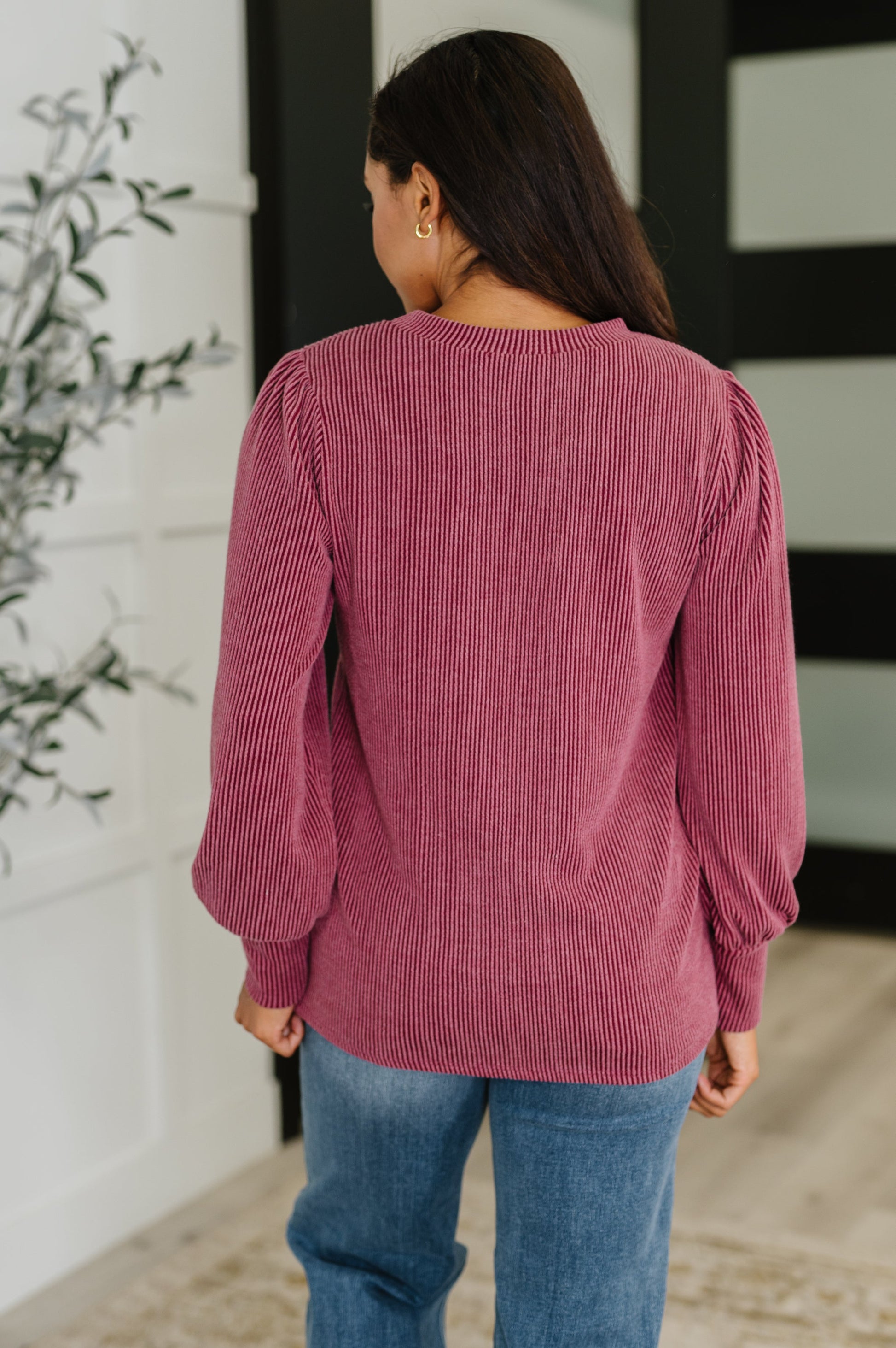 Simply Styled Balloon Sleeve Knit Top - Southern Divas Boutique