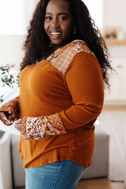 Sipping Iced Tea Mixed Print Hoodie - Southern Divas Boutique