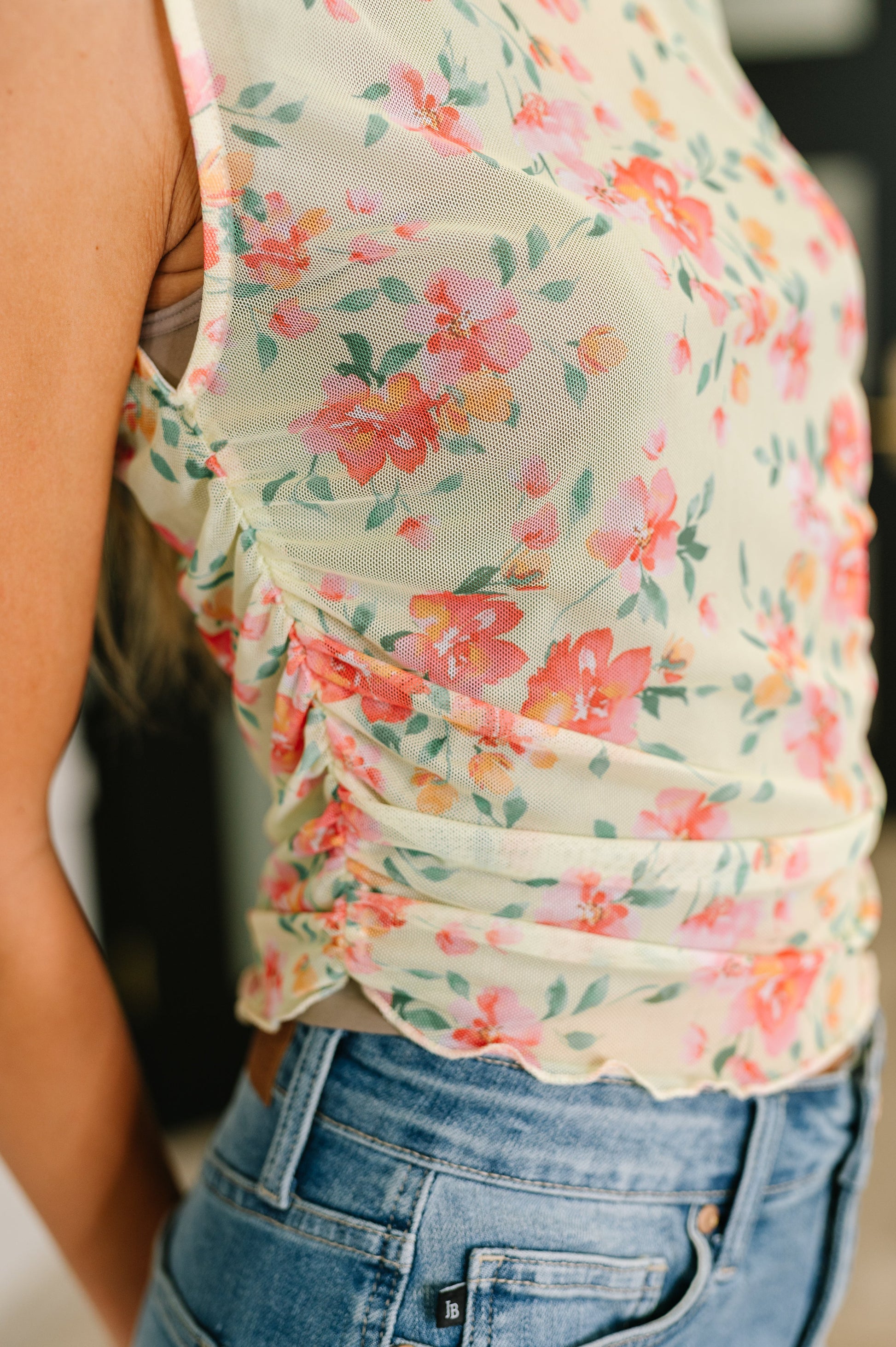 Snatched & Sassy Sheer Layering Top in Chartreuse - Southern Divas Boutique