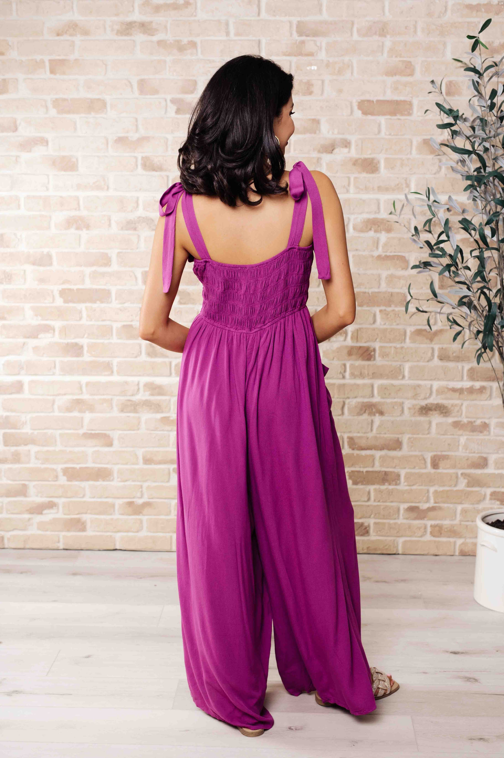 Social Graces Wide Leg Jumpsuit - Southern Divas Boutique