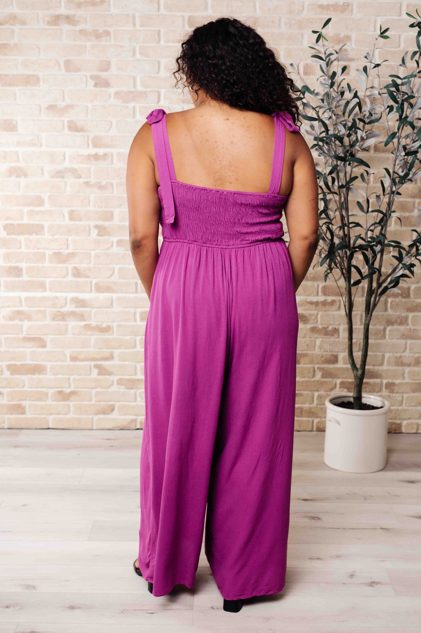 Social Graces Wide Leg Jumpsuit - Southern Divas Boutique