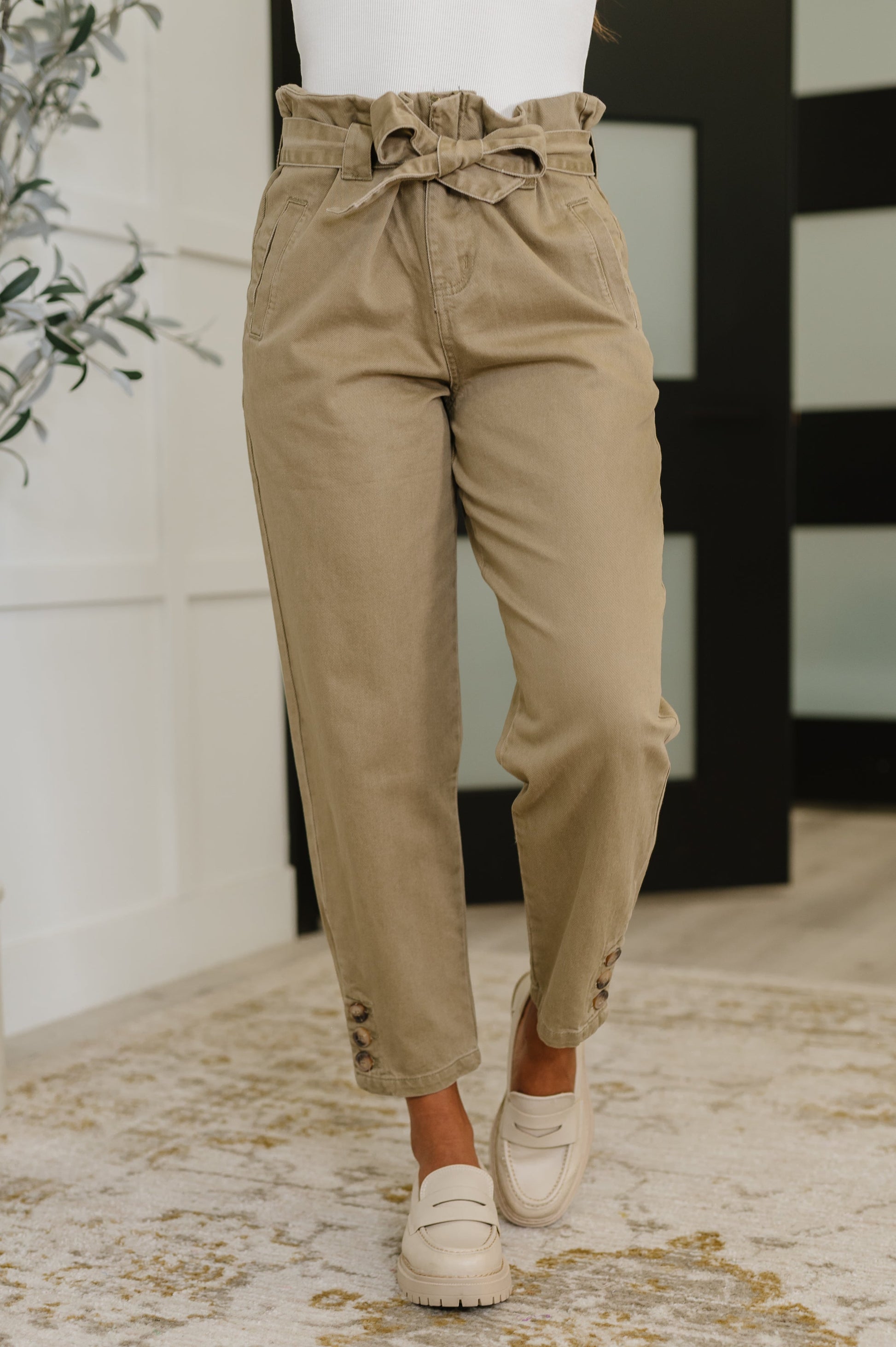 Streets of Serenade High Waist Trousers - Southern Divas Boutique