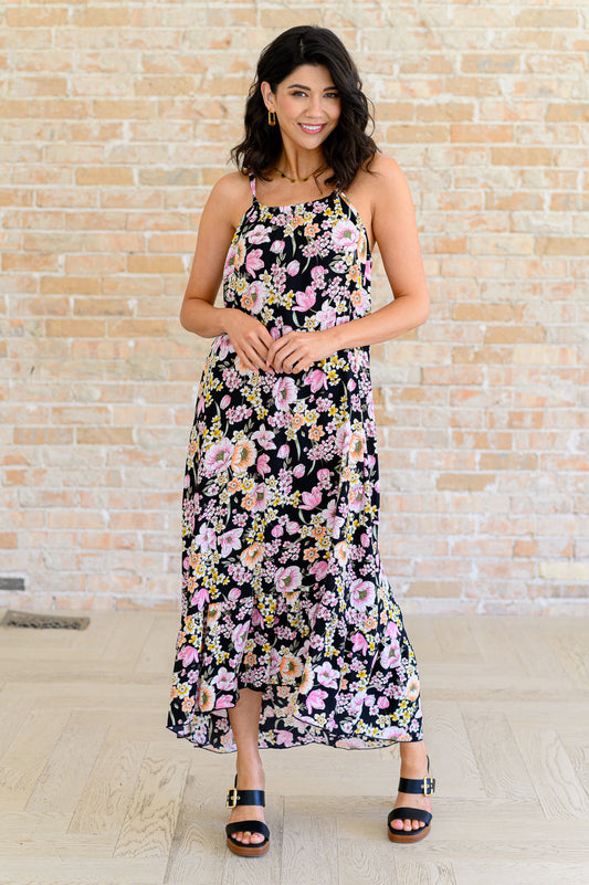 Sunny Side of Life Halter Top Dress - Southern Divas Boutique