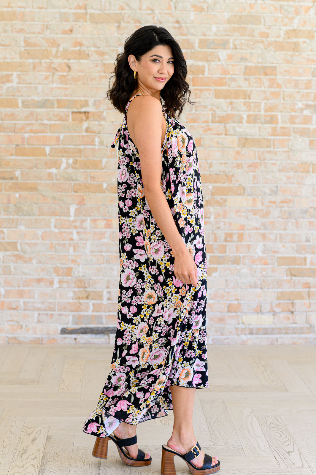 Sunny Side of Life Halter Top Dress - Southern Divas Boutique