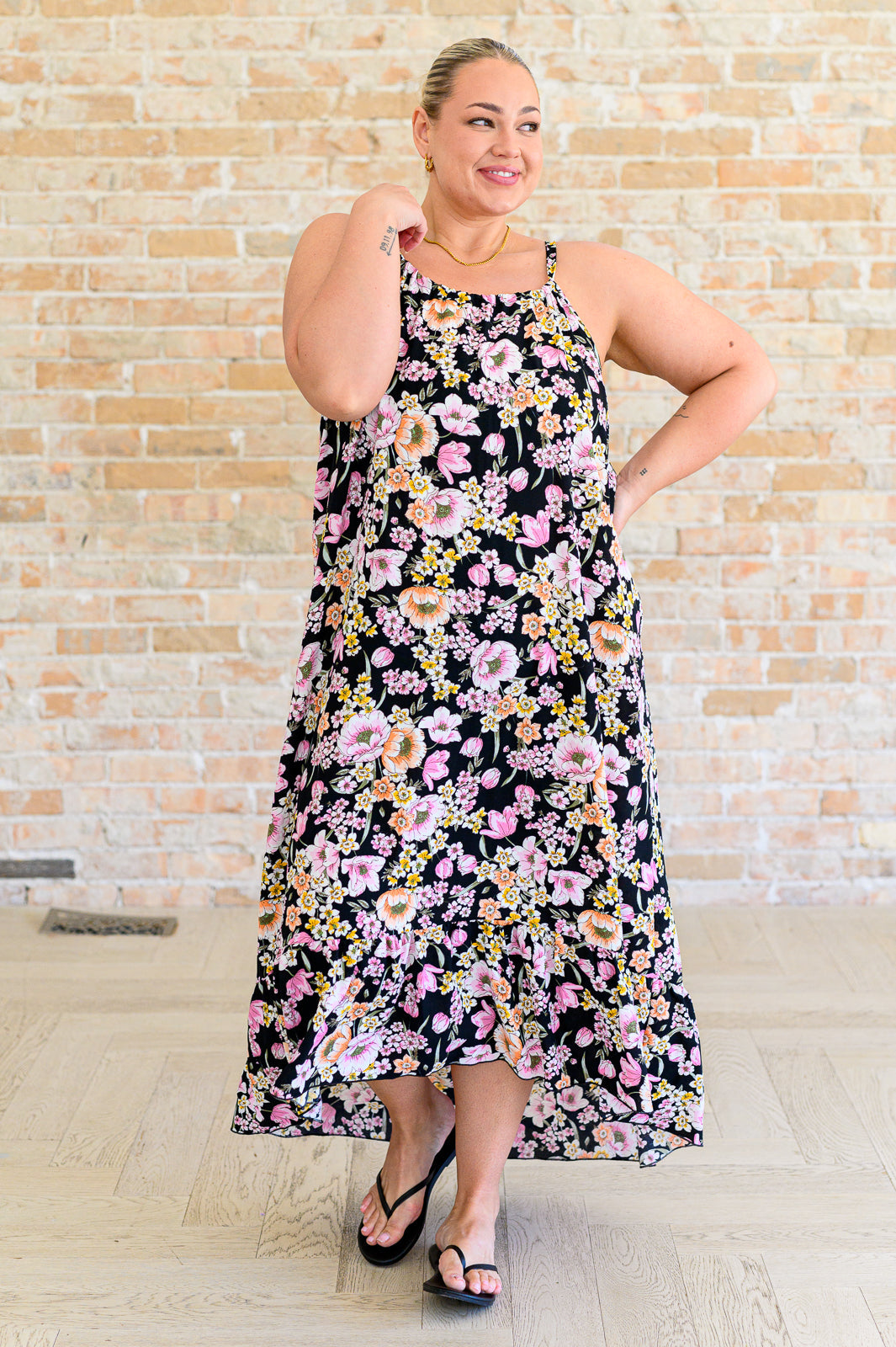 Sunny Side of Life Halter Top Dress - Southern Divas Boutique