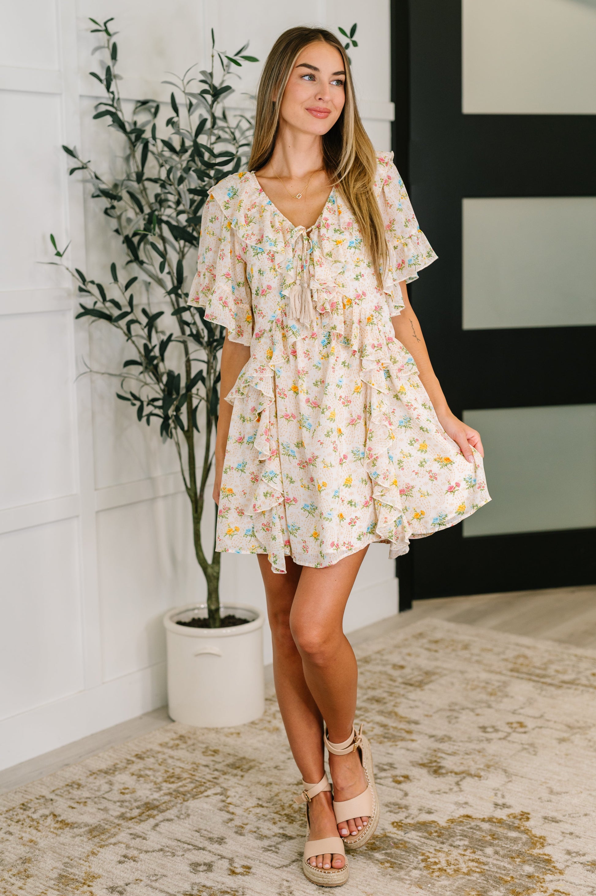 Sweet Escape Boho Floral Dress - Southern Divas Boutique