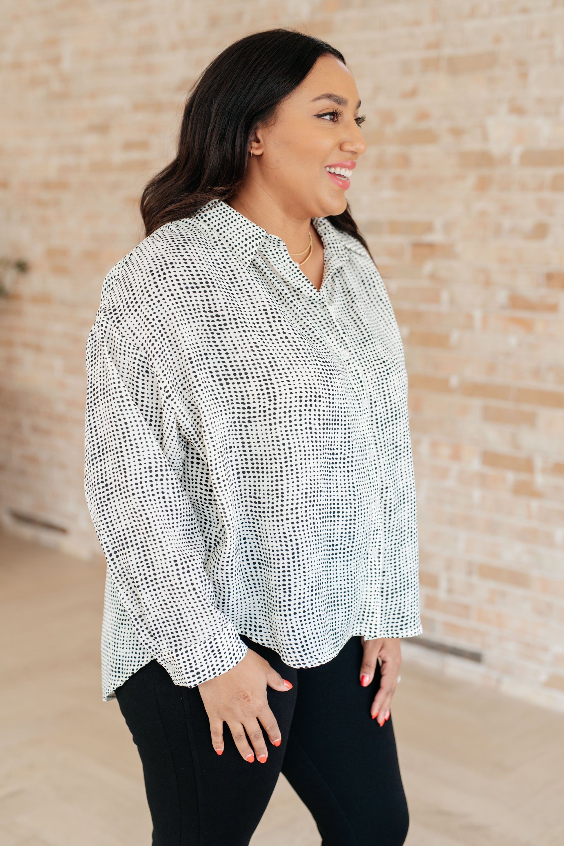 Terms of Endearment Dolman Sleeve Button Up - Southern Divas Boutique