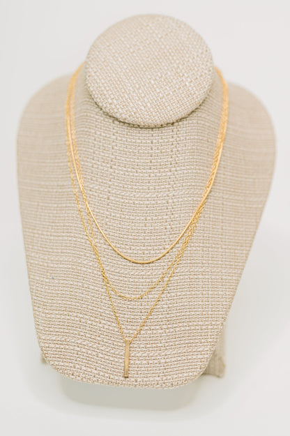 The Signature Set Layered Necklace Set in Gold - Southern Divas Boutique