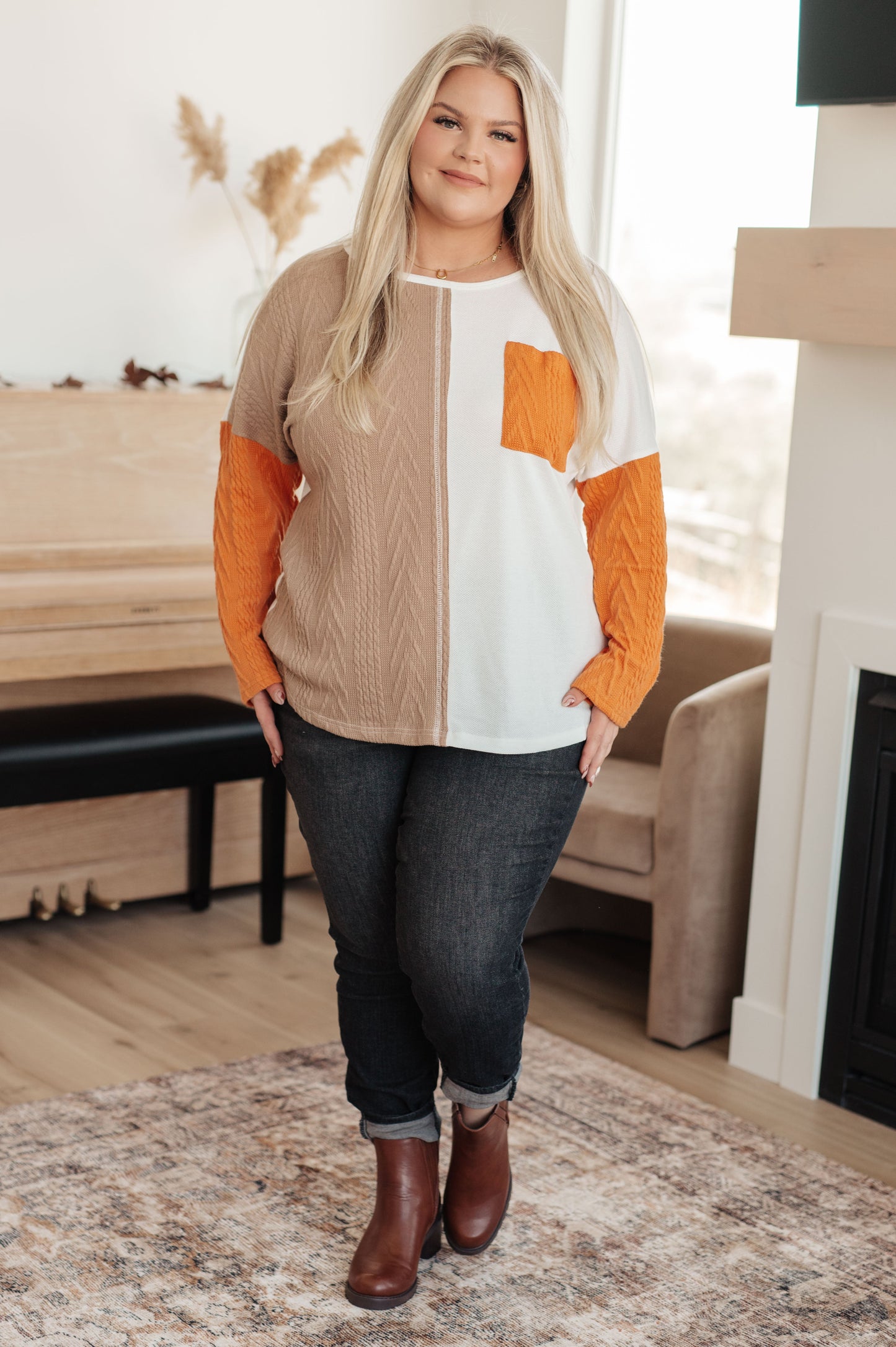 This, That, And The Other Colorblock Top - Southern Divas Boutique