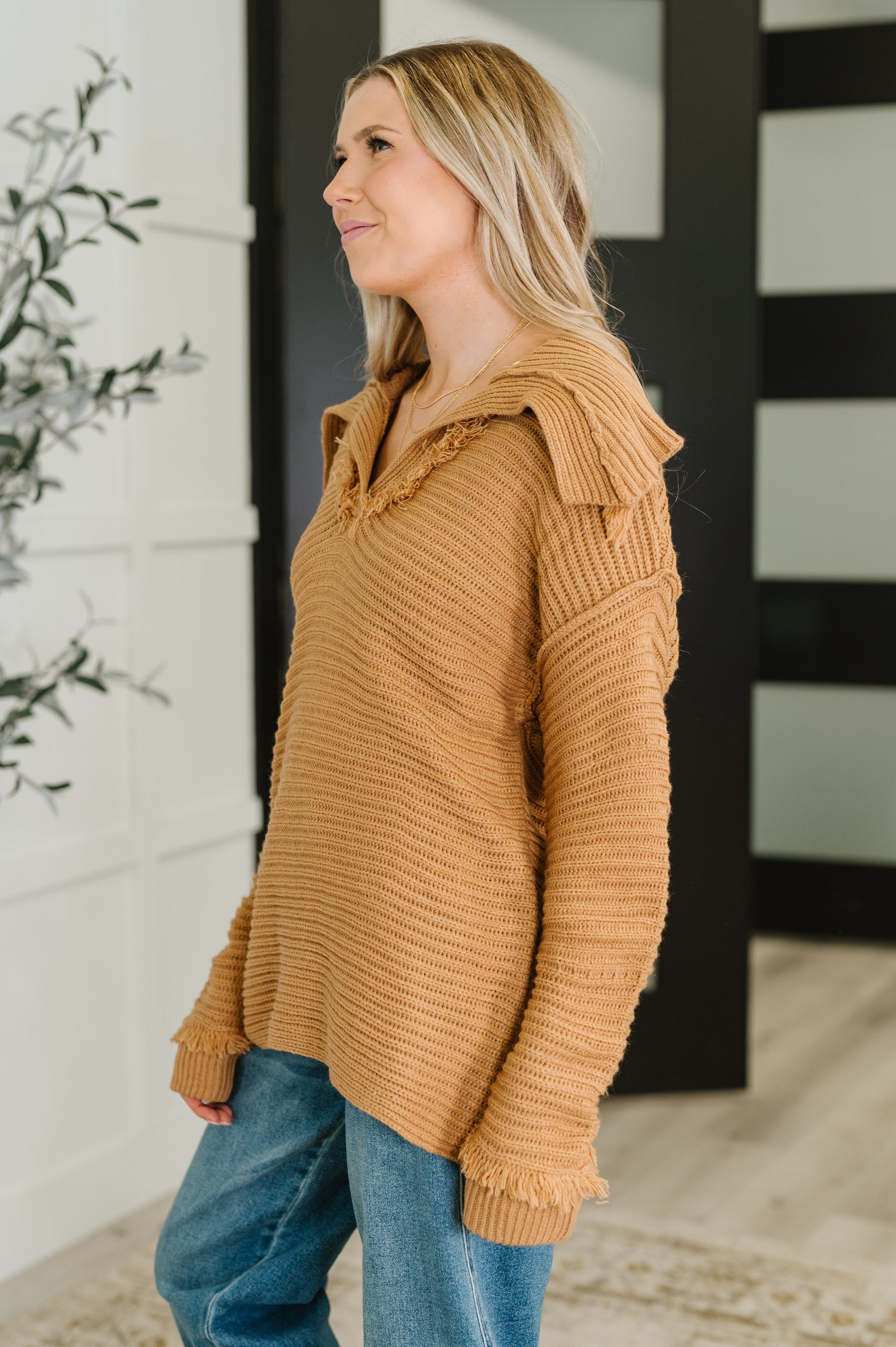 Travel Far & Wide Sweater in Taupe - Southern Divas Boutique