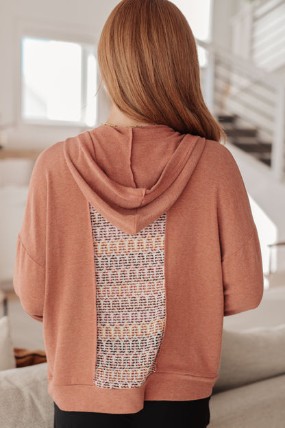 Wave Hello Mixed Print Hoodie - Southern Divas Boutique