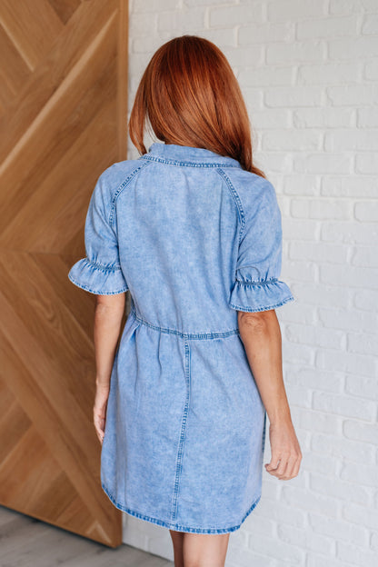 Westward Movement Denim Shirtdress - Southern Divas Boutique