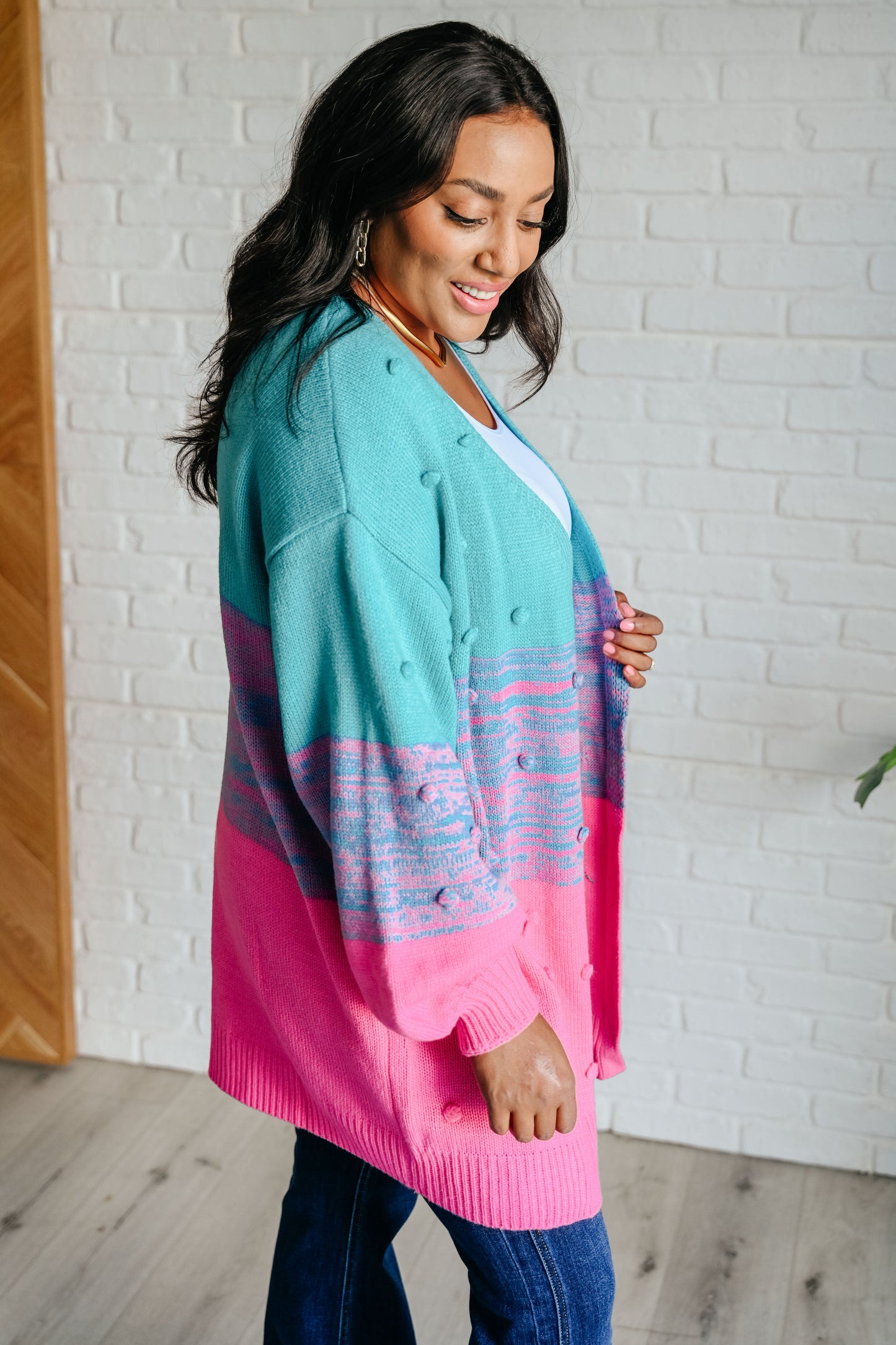 When We're Grooving Open Front Cardigan - Southern Divas Boutique