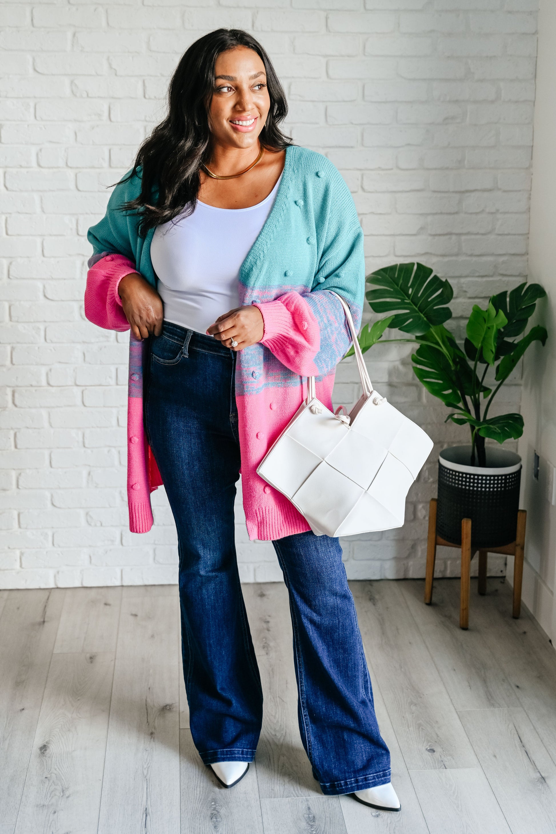 When We're Grooving Open Front Cardigan - Southern Divas Boutique