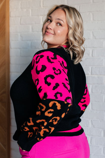 Wild About You Animal Print Sweater - Southern Divas Boutique