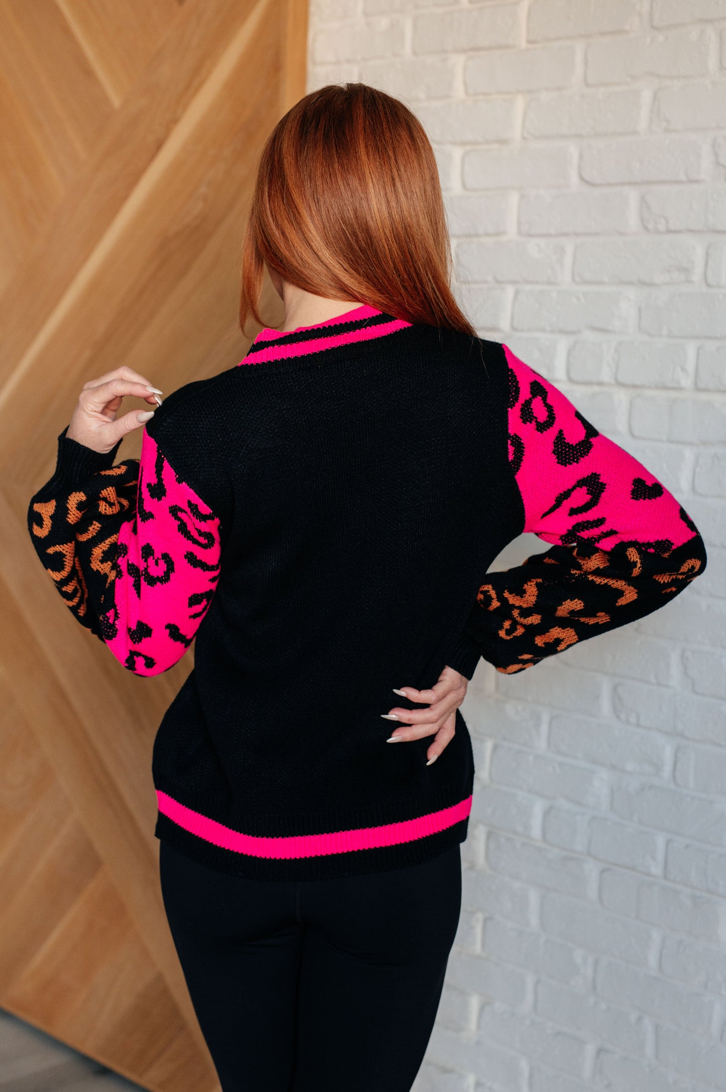 Wild About You Animal Print Sweater - Southern Divas Boutique