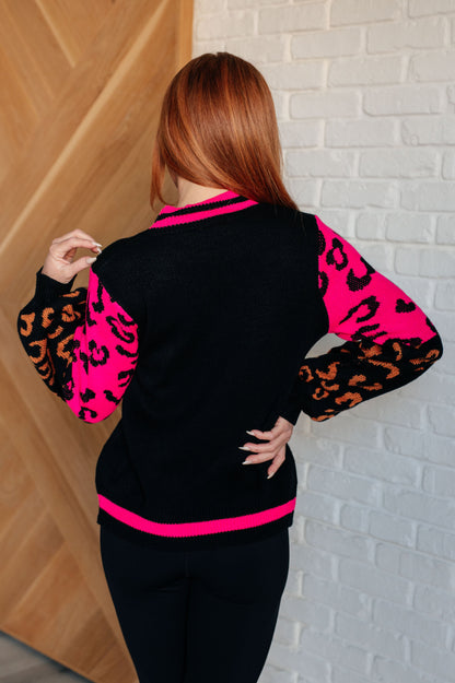 Wild About You Animal Print Sweater - Southern Divas Boutique