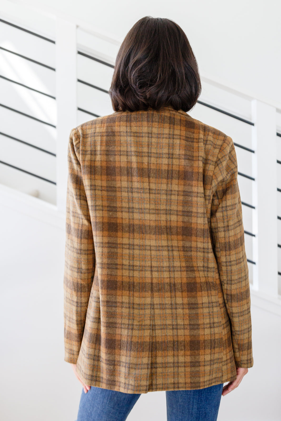 World Class Plaid Blazer - Southern Divas Boutique