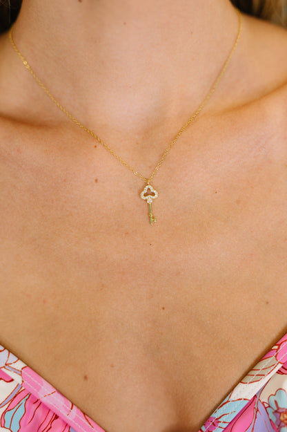 You Hold The Key Necklace - Southern Divas Boutique