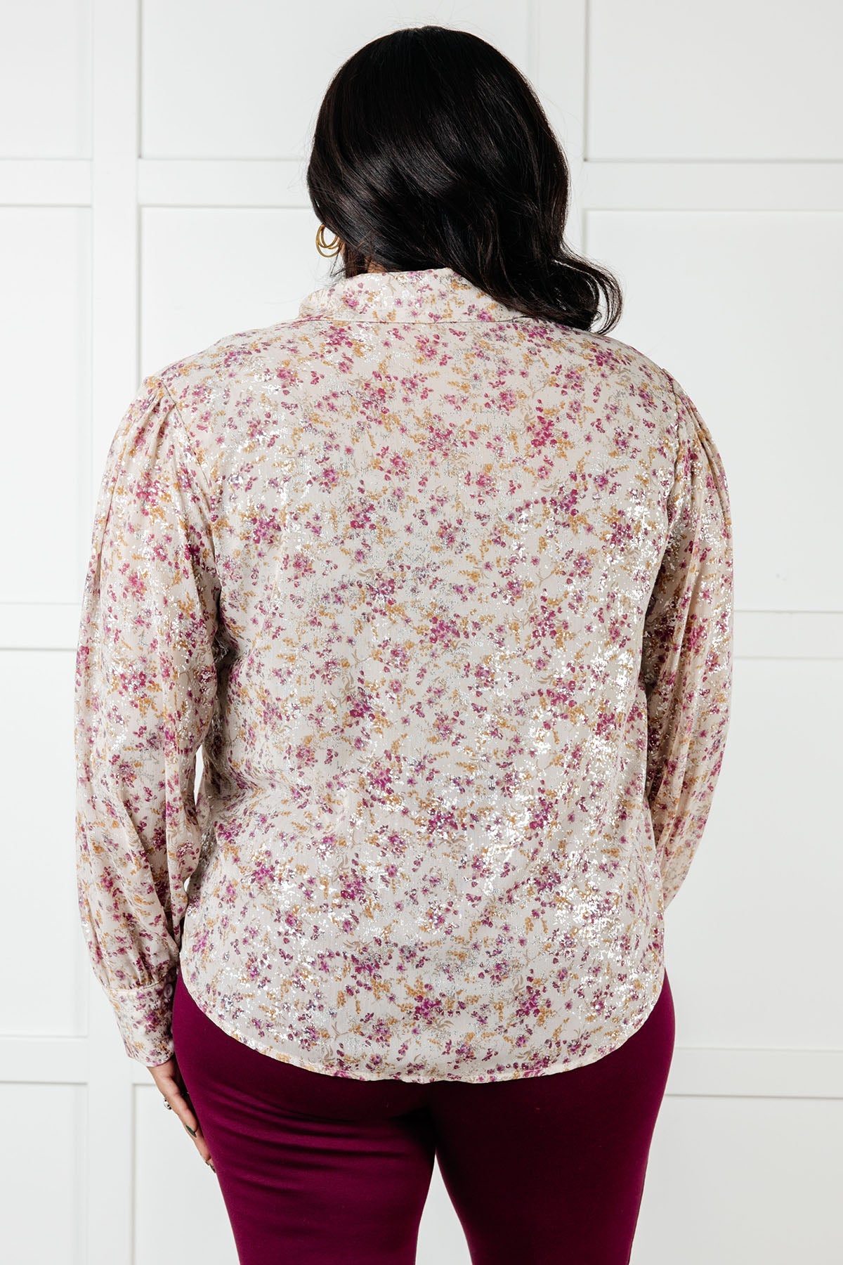 You and I Connect Floral Button Up Blouse - Southern Divas Boutique