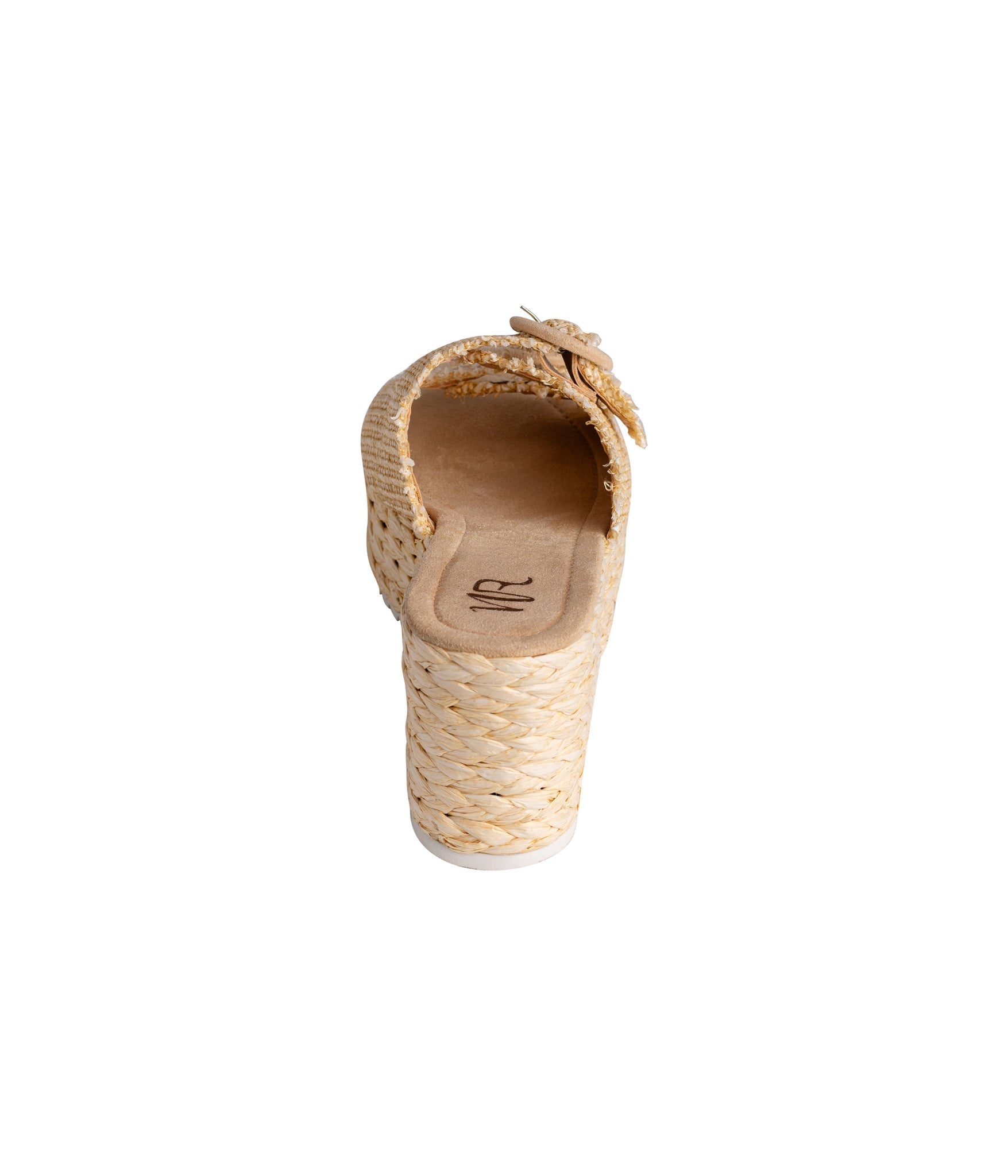 Eriwen Buckle Wedge in Cream - Southern Divas Boutique