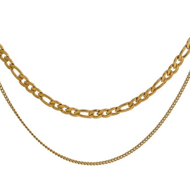 THE LAYERED DAINTY CHAIN NECKLACE - Southern Divas Boutique