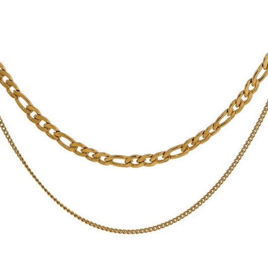 THE LAYERED DAINTY CHAIN NECKLACE - Southern Divas Boutique