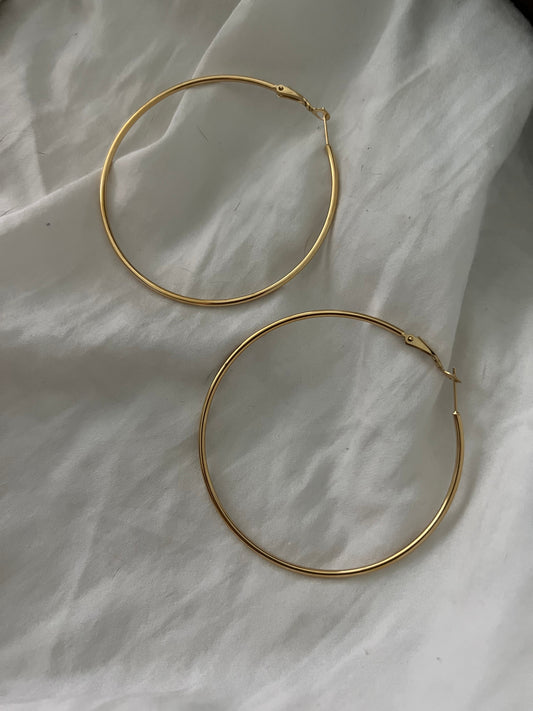 XL GOLD HOOPS - Southern Divas Boutique