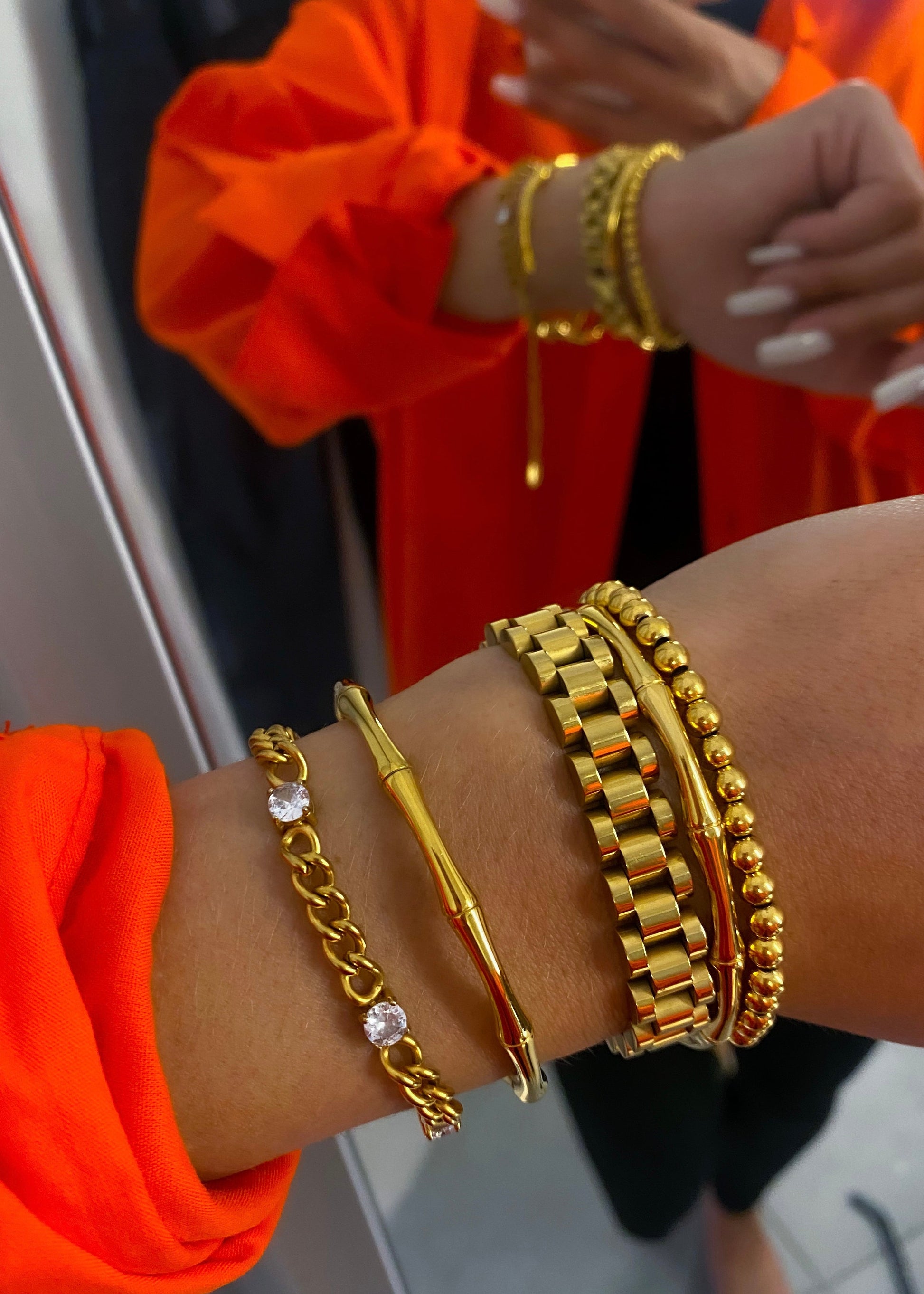 THIN GOLD WATCH BAND - Southern Divas Boutique