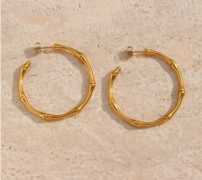 BAMBOO HOOPS - Southern Divas Boutique