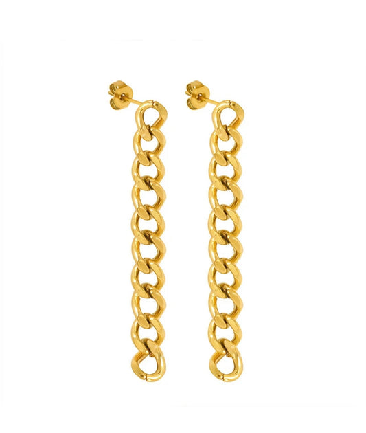 XL PAPERCLIP EARRINGS - Southern Divas Boutique