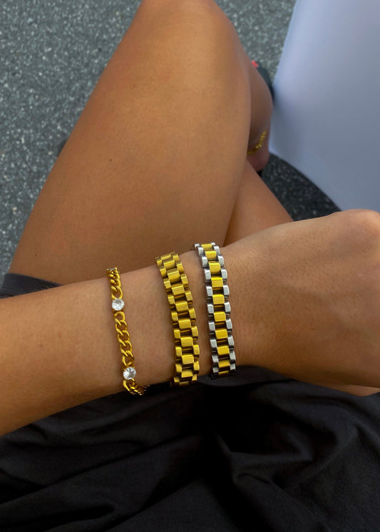 THIN GOLD WATCH BAND - Southern Divas Boutique